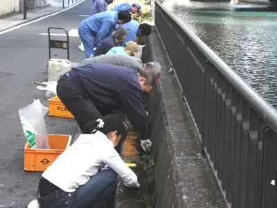 2010年プランター設置・タマスダレ定植 横浜元町河岸通り会