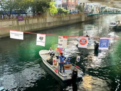 2019年運河チャレンジ 横浜市中区元町にある元町河岸通り会