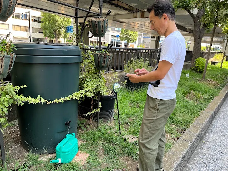 横浜　元町　河岸通り　雨水貯水タンク　雨が降らない
