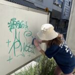 横浜　元町　元町河岸通り会　クリーンデー　落書き