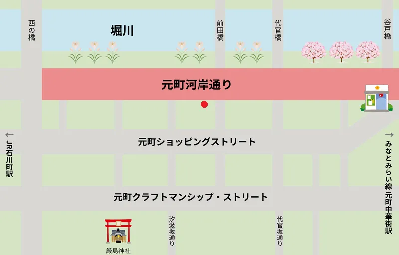 ビューティプロ 森ビル地図 横浜元町河岸通り会のお店