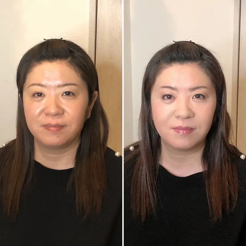 いつもとのメイク比較 
エステサロン横浜元町ビューティプロ 横浜元町河岸通り会のお店